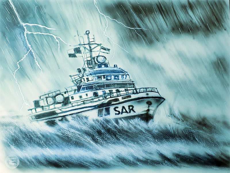 Airbrush Farbe  Aquarell